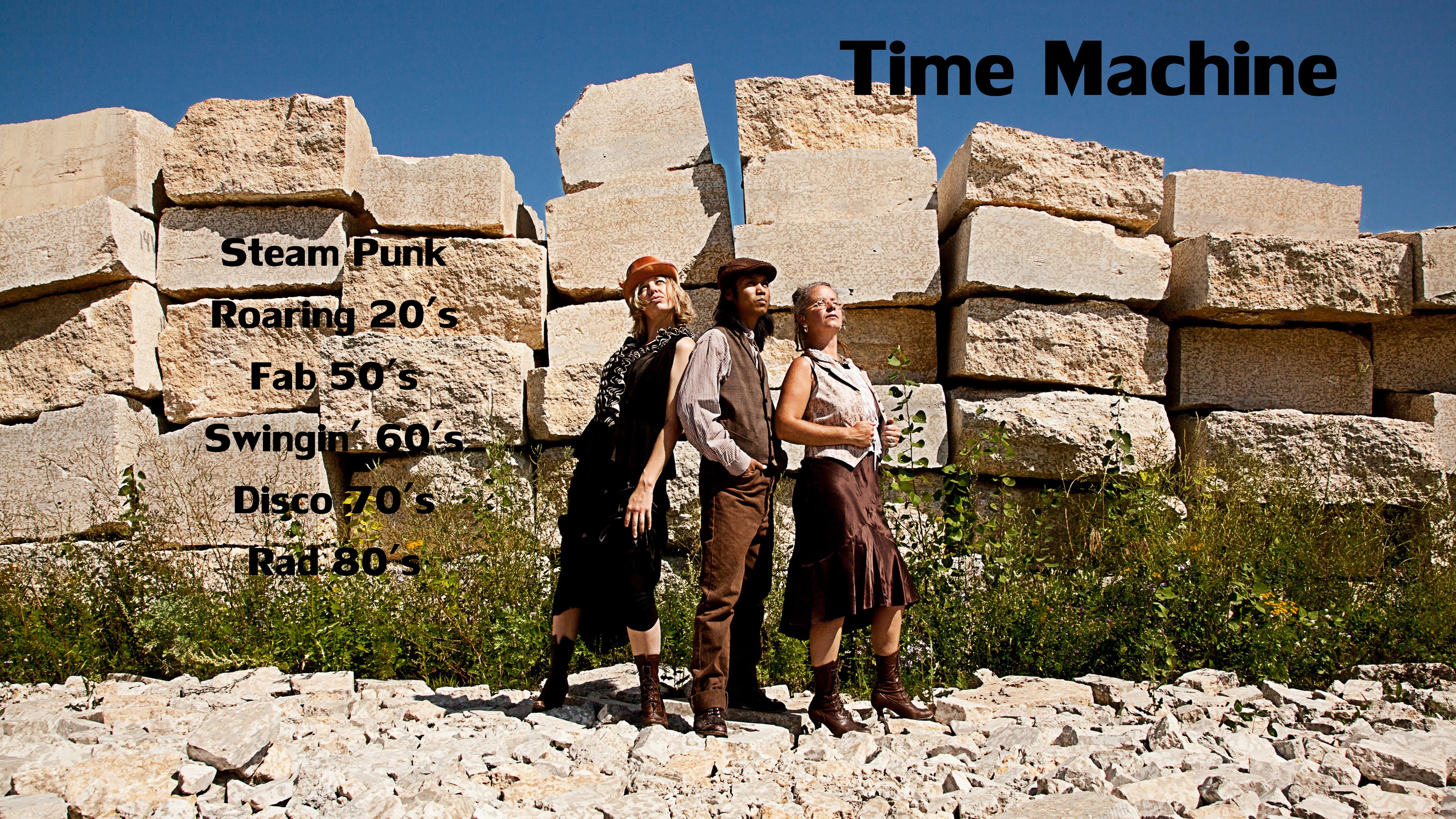 Time Machine Costumes - Steampunk, 20s, 50s, 60s, 70s, 80s